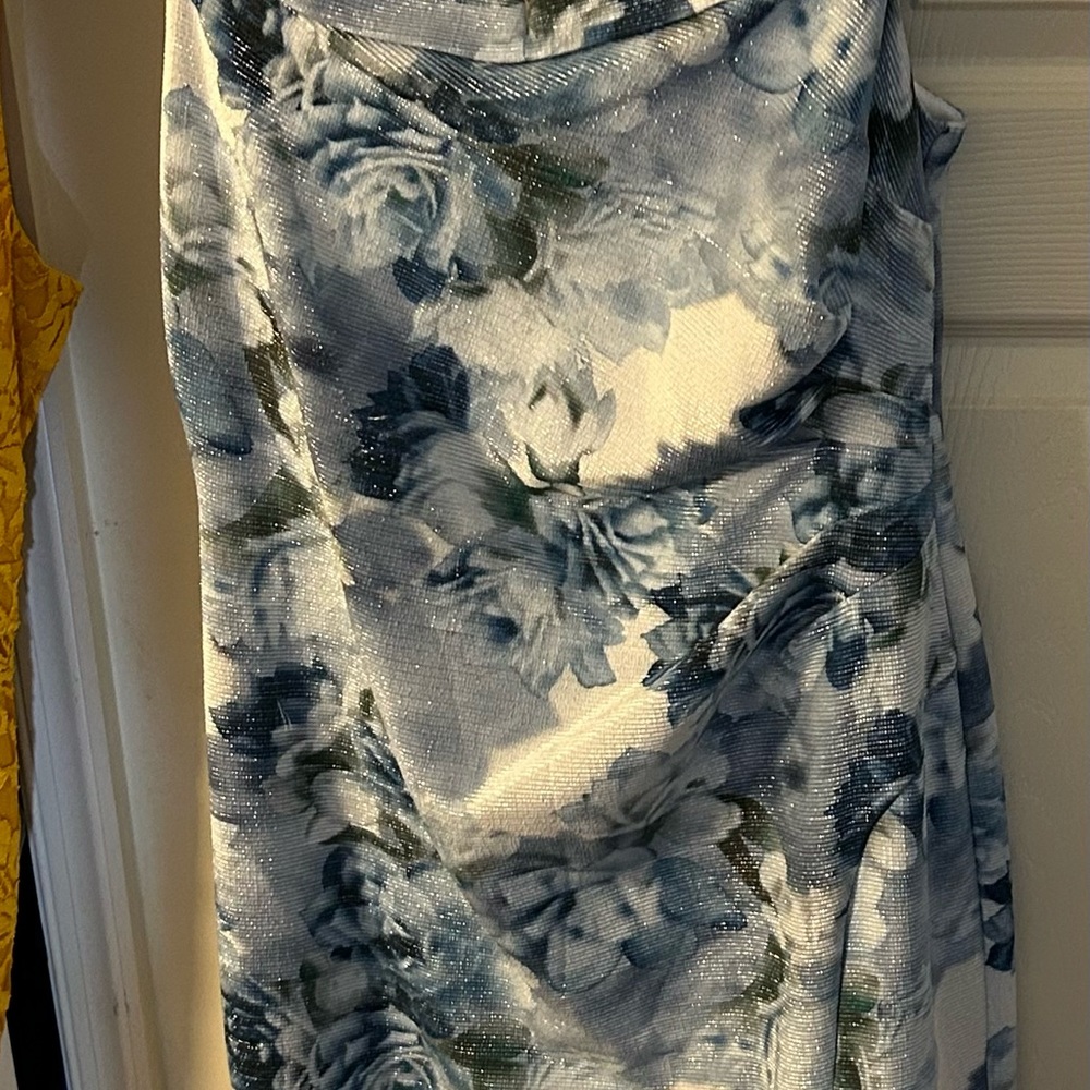Adrianna Papell floral long dress size 12